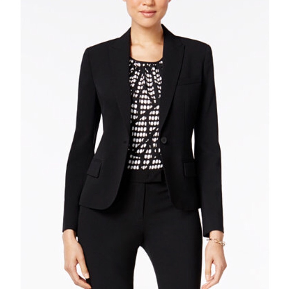 EUC Anne Klein navy suit from Macy’s.